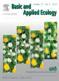 Basic and applied ecology cover