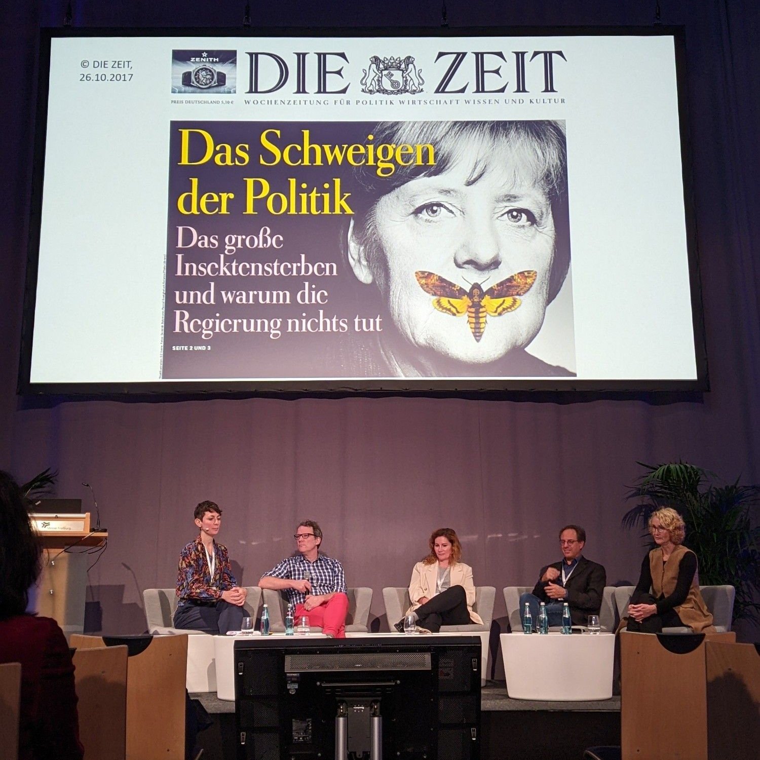 Diskussionsrunde WissensWerte Copyright Sigrid März; "Zeit"-Titelbild Copyright "Die Zeit"